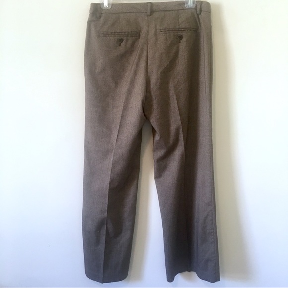 COLDWATER CREEK Brown Tweed Shimmer Trousers Pant - Picture 5 of 8